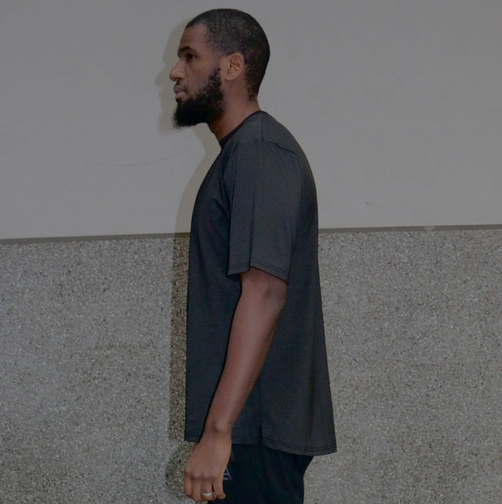 ZA -  Apex Oversize T-shirt - Midnight Black